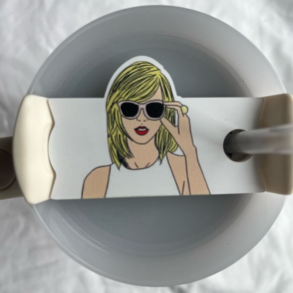 💛Taylor Swift Name Plate 20oz 30oz Stanley Cup Accessories H2.0 Tumbler Topper - Picture 10 of 10